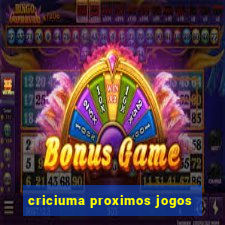 criciuma proximos jogos